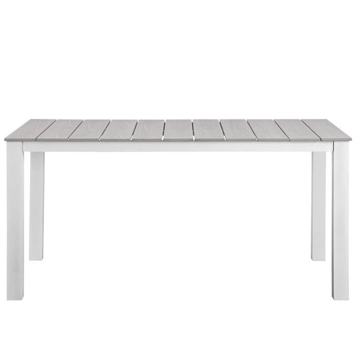 Maine 63" Outdoor Patio Dining Table | Bohemian Home Decor