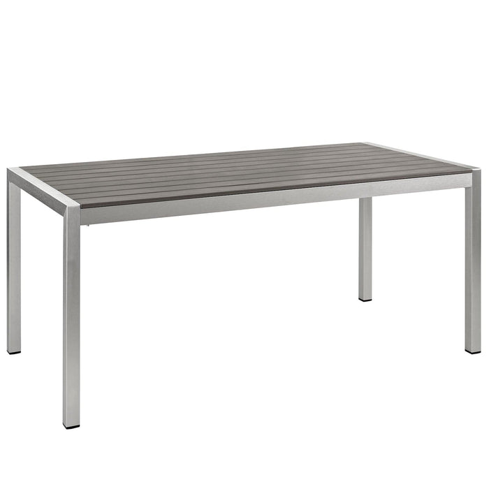 Shore Outdoor Patio Aluminum Dining Table | Bohemian Home Decor