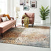 Tribute Ember Contemporary Modern Vintage Mosaic Area Rug | Bohemian Home Decor