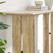 wood console table narrow - 0