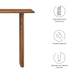 wood console table narrow - 14