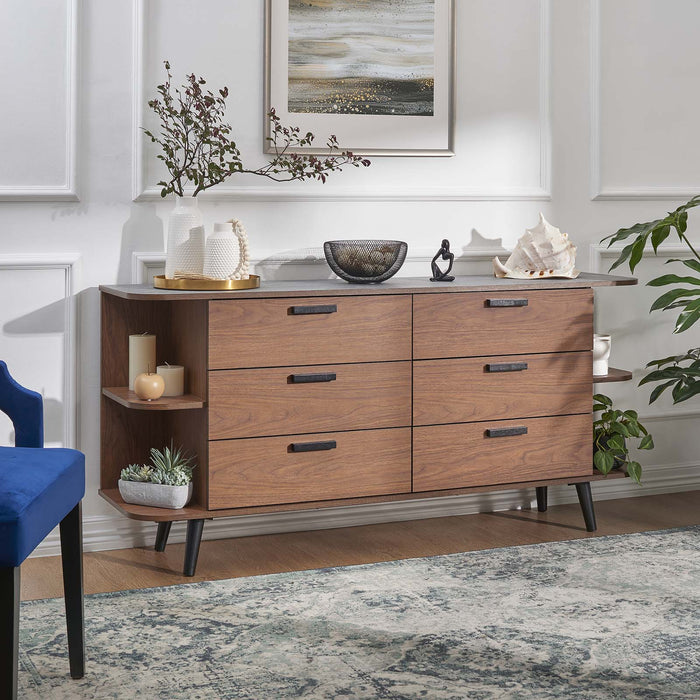 Langston Open Display Storage Sideboard | Bohemian Home Decor