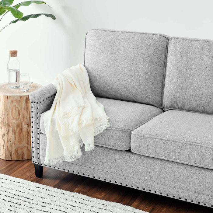 Ashton Upholstered Fabric Sofa | Bohemian Home Decor