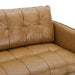 Cameron Tufted Vegan Leather Sofa | Bohemian Home Decor