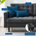 Exalt Tufted Fabric Sofa | Bohemian Home Decor