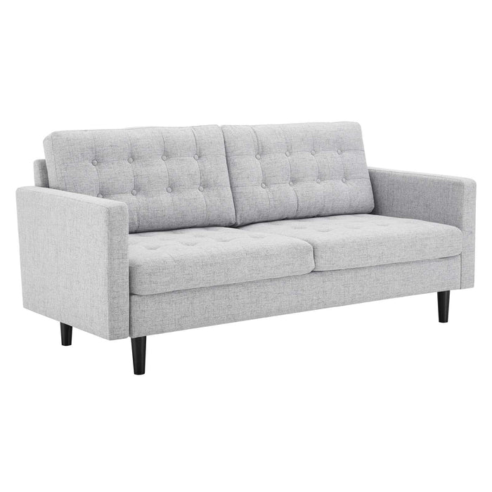 Exalt Tufted Fabric Sofa | Bohemian Home Decor