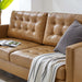 Exalt Tufted Vegan Leather Sofa | Bohemian Home Decor