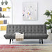 Glance Tufted Convertible Fabric Sofa Bed | Bohemian Home Decor