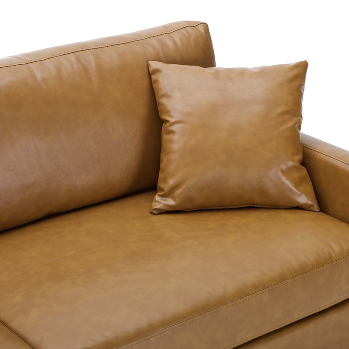 Juliana Vegan Leather Sofa | Bohemian Home Decor