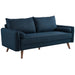 Sofa Revive Upholstered Fabric Sofa Azure -Free Shipping at Bohemian Home Decor