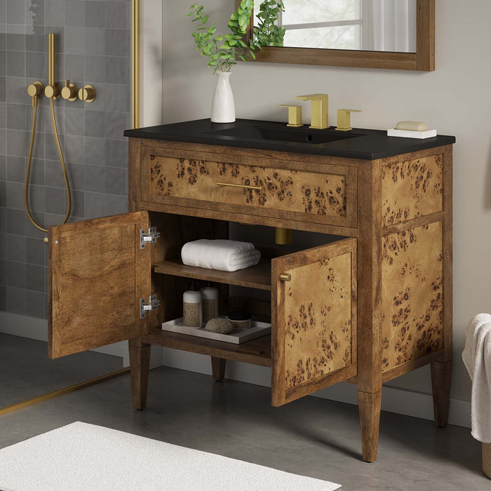 Elysian 36" Wood Bathroom Vanity