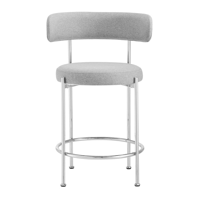Albie Fabric Counter Stools - Set of 2