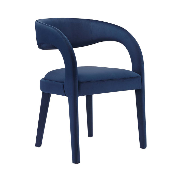 Pinnacle Performance Velvet Dining Chair Set of Two