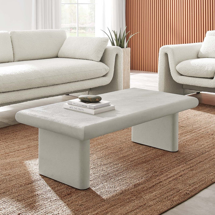 Relic Concrete Textured Coffee Table