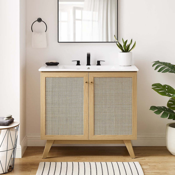 Soma 36” Bathroom Vanity Cabinet (Sink Basin Not Included)
