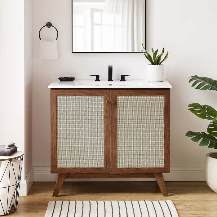 Soma 36” Bathroom Vanity Cabinet (Sink Basin Not Included)