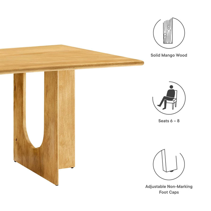 Rivian Rectangular 70" Wood Dining Table