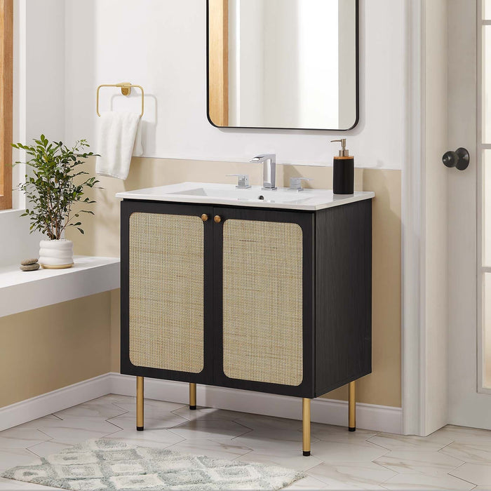 Chaucer 30" Bathroom Vanity Cabinet (Sink Basin Not Included)