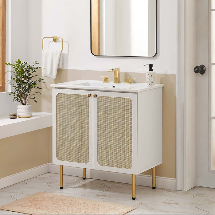 Chaucer 30" Bathroom Vanity Cabinet (Sink Basin Not Included)
