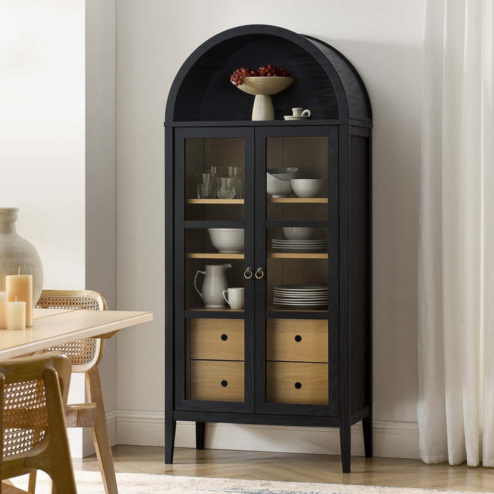 Nolan Tall Storage Display Cabinet