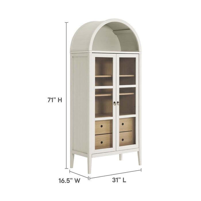 Nolan Tall Storage Display Cabinet