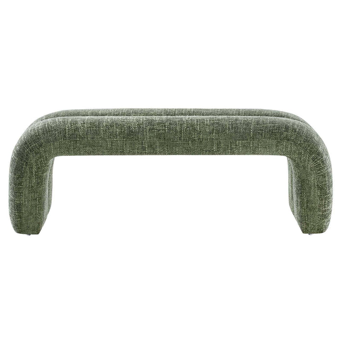 Dax 50.5" Chenille Upholstered Accent Bench