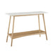Accent Tables Parker Console Off-White/Natural -Free Shipping by Bohemian Home Decor