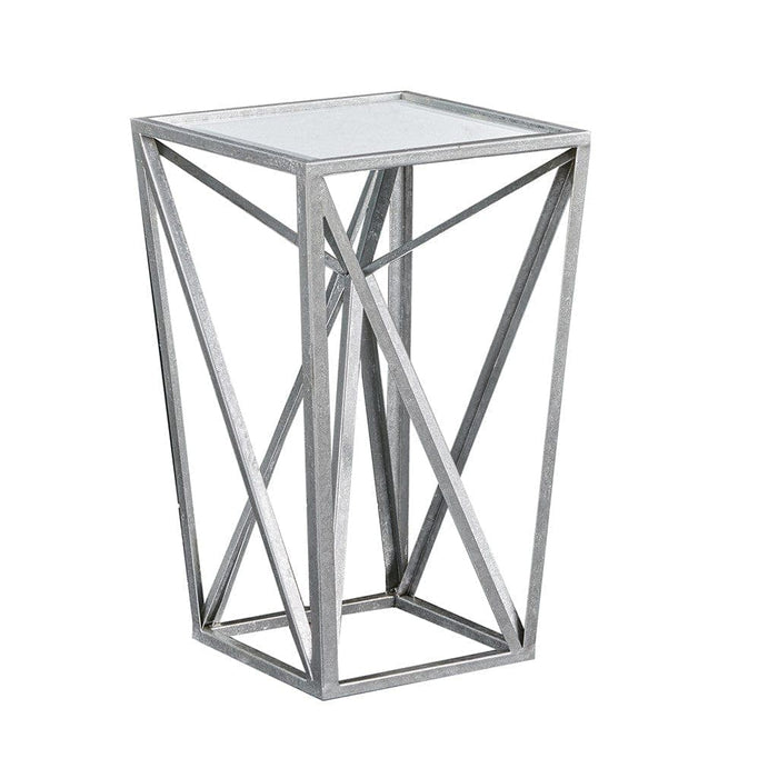 Zee Angular Mirror Accent Table | Bohemian Home Decor