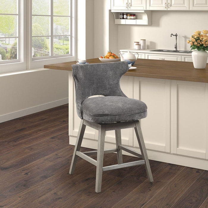 Emmett 25.75" Swivel Counter Stool | Bohemian Home Decor