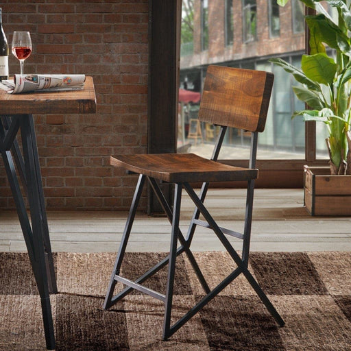 Trestle Counter Stool | Bohemian Home Decor