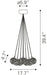 Cosmos Ceiling Lamp Clear | Bohemian Home Decor
