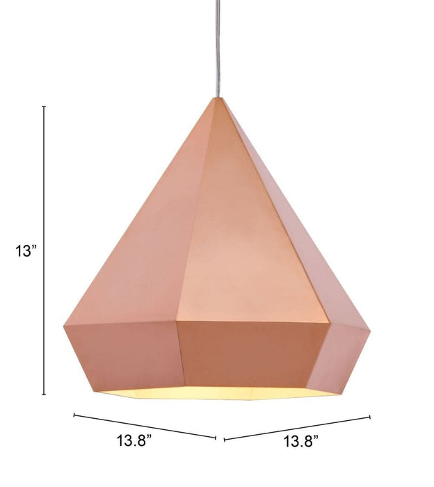Forecast Ceiling Lamp Rose Gold | Bohemian Home Decor