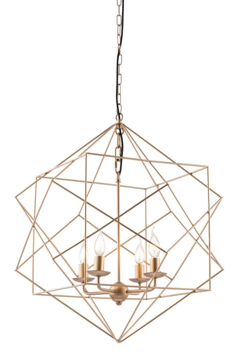 Penta Ceiling Lamp Gold | Bohemian Home Decor