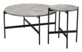 Malo Coffee Table Set Gray & Black | Bohemian Home Decor