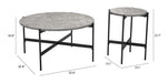 Malo Coffee Table Set Gray & Black | Bohemian Home Decor