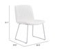 Dining Chair Joy Dining Chair (Set of 2) White -Free Shipping by Bohemian Home Decor