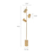 Alta 3-Light Metal Floor Lamp | Bohemian Home Decor