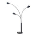 Archer 3-Light Adjustable Tiered Arc Metal Floor Lamp | Bohemian Home Decor
