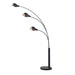 Archer 3-Light Adjustable Tiered Arc Metal Floor Lamp | Bohemian Home Decor
