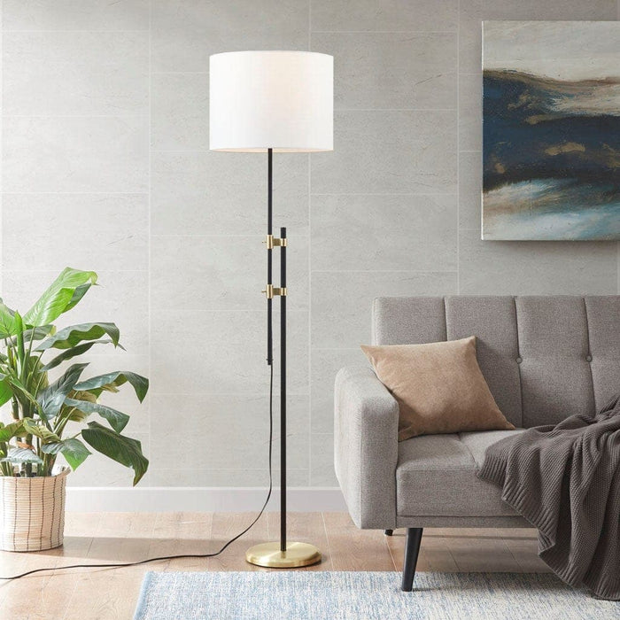 Ellsworth Asymmetrical Metal Floor Lamp | Bohemian Home Decor