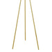 Pacific Metal Tripod Floor Lamp with Glass Shade | Bohemian Home Decor