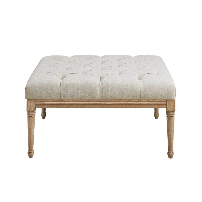 Bonnieville Upholstered Button Tufted Accent Ottoman | Bohemian Home Decor