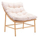 Merilyn Accent Chair Beige & Natural | Bohemian Home Decor