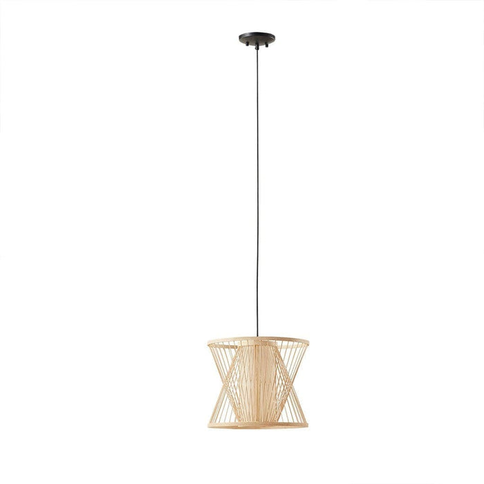 Aria Geometric Bamboo Pendant | Bohemian Home Decor