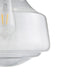 Pendant Light Elm Bell-Shaped Glass Pendant Smoke Grey -Free Shipping by Bohemian Home Decor