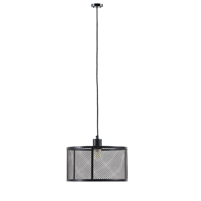 Pendant Light Jaxson Metal Mesh Pendant Black -Free Shipping by Bohemian Home Decor