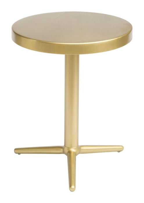 Derby Accent Table Gold | Bohemian Home Decor