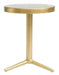 Derby Accent Table Gold | Bohemian Home Decor