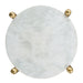 Mina Marble Side Table White & Gold | Bohemian Home Decor