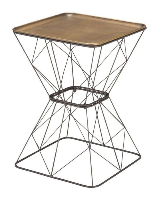 Timothy Side Table Gold | Bohemian Home Decor